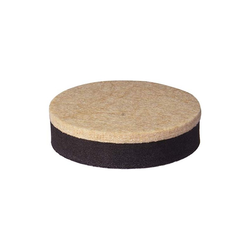 Shepherd Hardware 9408 2-1/2-Inch Reusable, Round, Felt Furniture Slider Pads,