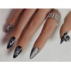 Dark Cross [Handmade Nail Tips] Emily Nail - Almond /