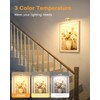 WILLED Picture Lights Battery Operated,Rechargeable Wall Light for Picture,Puck Lights