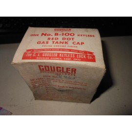 Gougler NOS Vintage Gougler B-100 Locking Gas Cap Fits: 1930's-1950's Ford Hudson Truck