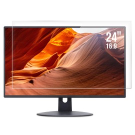 F FORITO 2-Pack 24 inch Anti Glare Matte Computer Screen Cover with 16:9 Aspect Ratio, Eye Protection Desktop Screen Protector Compatible with All 24" Widescreen and All-in-One Computer