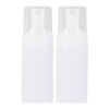 2 Pack 120ml White Plastic Foam Pump Bottles Empty Refillable