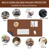 Writing Desk Pad Laptop Mat PU Leather Desk Blotter Pad