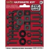 Cruiser Accessories 81550 License Plate Ultimate Kit Locking Fasteners, Black