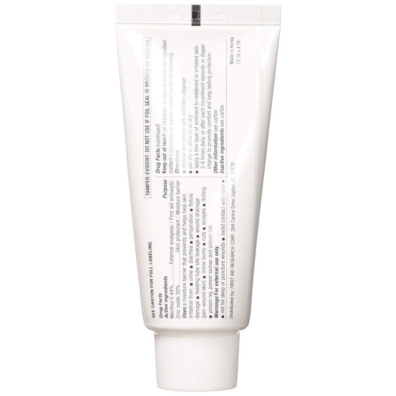 First Aid Research Corp. Zinc-Oxyde Plus Ointment, 2 Ounce