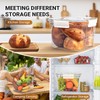Gracenal Bread Box for Kitchen Countertop, Large Airtight Food Storage