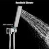Heyalan SUS304 Stainless Steel Handheld Shower Wand High Pressure Luxury