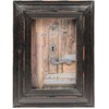 Lawrence Frames 4x6 Weathered Black Wood Picture Frame
