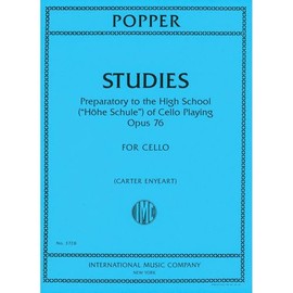 Studies for Cello, Opus 76 – Preparatory to Op. 73 by David Popper