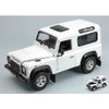 Land Rover Defender, white, model car, ready-made model, Welly 1:24