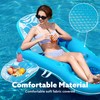 SLOOSH Pool Floats Lounger Adult, Fabric Pool Floaties Lounge Convertible