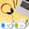 50 Pack Bulk Wired On-Ear Leather Headphones with 3.5mm Connector