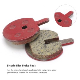 Alvinlite 4 Pairs Bike Brake Pads, Bicycle Brake Pads with Circlip, WearResistant Resin SemiMetal Braking Replacement for Electric Vehicle Mountain Bike