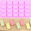 AIBOYA 20 Cavity Rectangle Silicone Candy Molds For Candy Chocolate