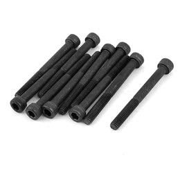 10 Pcs M6-1 x 60mm Hex Socket Head Cap Screws, 12.9 Grade Alloy Steel, Allen Socket Drive, Black Oxide Finish, Machine Thread，Half Thread （10 Pcs M6-1 x 60mm）