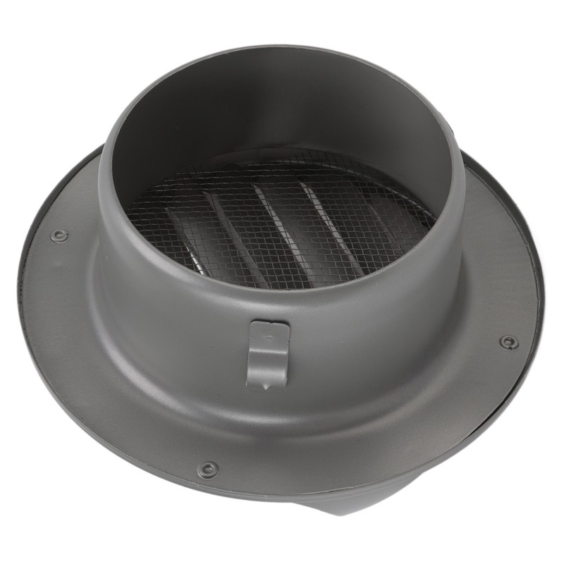 Stainless Steel Round Air Vent Louvered Cover Waterproof Windproof External