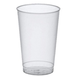 Papstar 40 Trinkbecher PP 0,1 l Ø 5,2 cm 7,4 cm transluzent unzerbrechlich wiederverwendbar