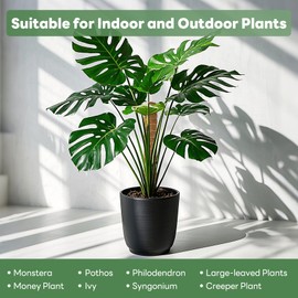 Moss Pole for Plants Indoor - 4 Pack Plant Poles for Climbing Plants to Grow Upright 16 inch Stackable Moss Sticks Coir Totem Pole Plant Support for Monstera Pothos Philodendrons Potted Plants