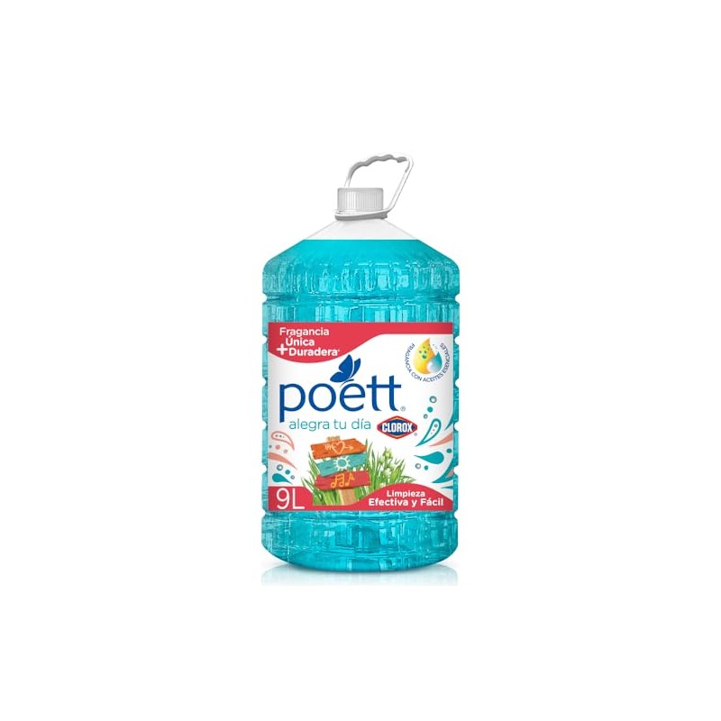 Limpiador Multiusos Aromatizante Poett Alegra tu Día 9 L