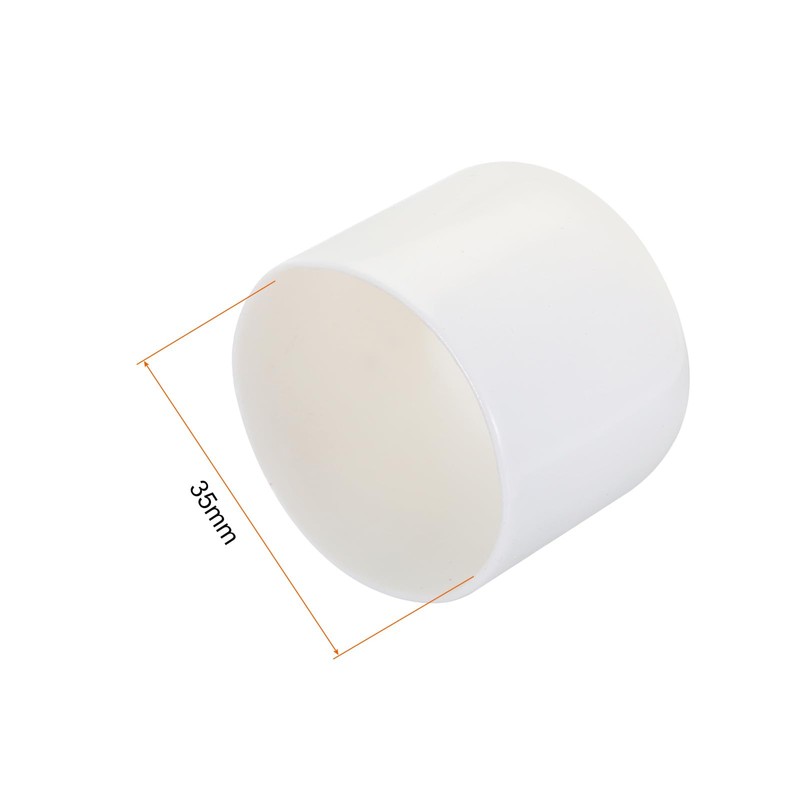 QUARKZMAN 10pcs Rubber End Caps 35mm ID Vinyl Round Tube