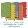 Alice in Wonderland: White Rabbit Artisan Art Notebook (Flame Tree
