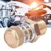 10PCS Brass Pneumatic Muffler BSPT Male Thread Solenoid Valve Silencer