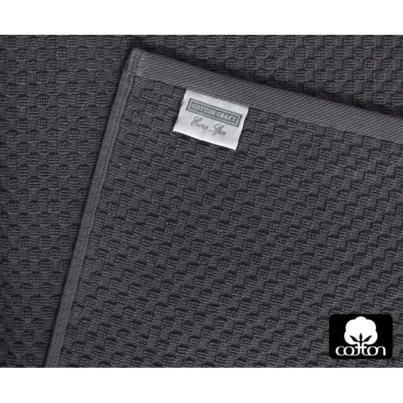 COTTON CRAFT Waffle Bath Sheets - Set of 2 Luxury