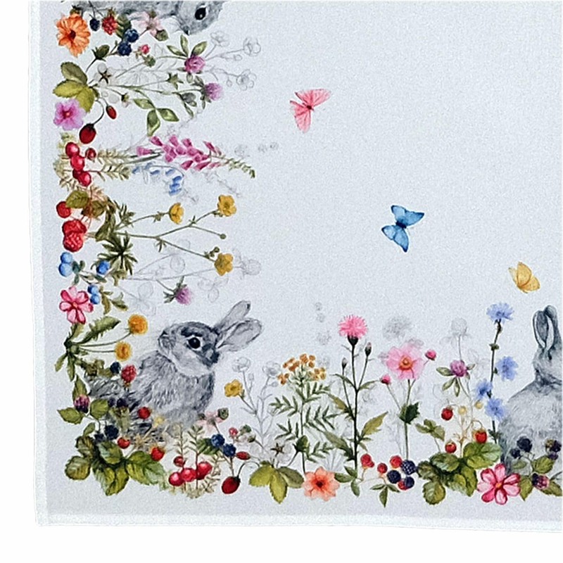 texpot Table Runner 40 x 90 cm with Bunny Print