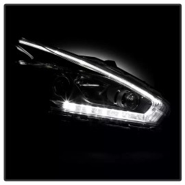 YLT AUTO For 2015-2018 Nissan Murano Halogen Projector Headlight w/LED DRL Right Side