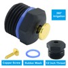 Zorveiio 20 Pcs Atomizing Sprinkler Heads, 1/2 Inch Adjustable Garden