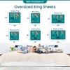 SGI bedding Luxury 4 Piece Alaskan King(108" W x 108"