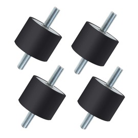 Create idea 4Pcs M8 40x30mm Absorber Anti Vibration Isolator Rubber Bobbin Mounts with 8x23mm Double Ends Studs for Air Compressors Enginers Water Pumps