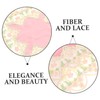 Mikinona Elegant Princess Style Tablecloth Nightstand Cover Decorative End Table