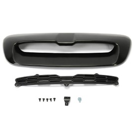 KUAFU Hood Scoop Compatible with 2007 2008 2009 2010 2011 2012 2013 Mini Cooper S R55 R56 R57 R58 R59 Unpainted-Black Air Intake Vent