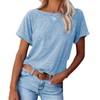 Welity Womens T Shirts Short Sleeve Summer Tops Loose Fit