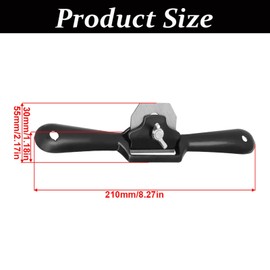Adjustable Spoke Shave Metal Spokeshave with Curved Blade Flat Hand Planer for Woodworking Studios, Furniture Factories