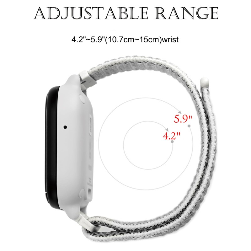 IVAPPON Hook Loop Gizmo Watch Nylon Strap with Quick Release