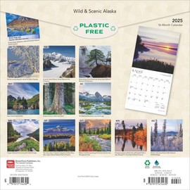 BrownTrout, Alaska Wilderness 2025 Wall Calendar