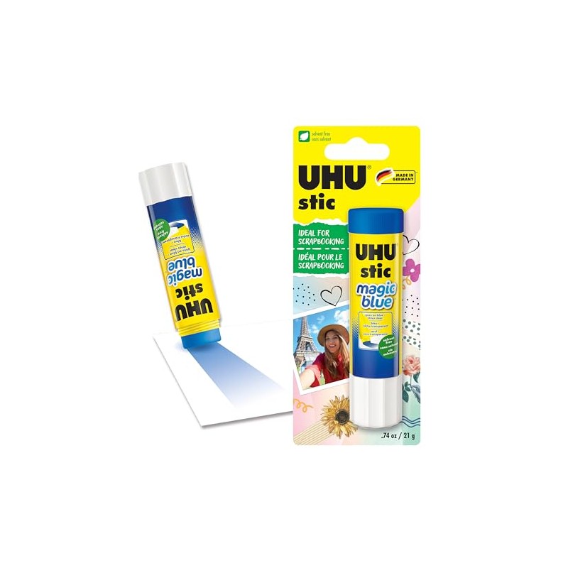 Staedtler UHU Stic de pegamento, 21 g (9u99645), color azul