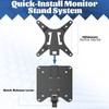 Black Quick Release VESA Mount Adapter Bracket