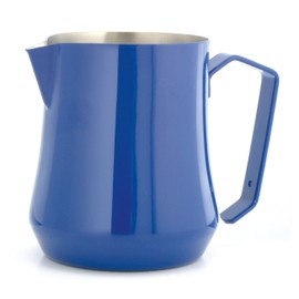 Motta Stainless Steel Tulip Milk Pitcher/Jug, 17 fl. oz./50 Cl, Blue