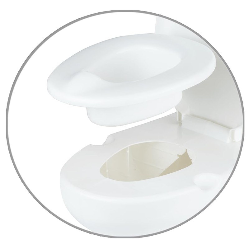DOLU : Teaching Toddler Potty - White - Realistic Design