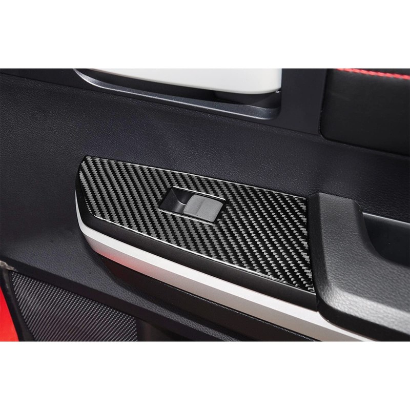 BLAKAYA Compatible with Carbon Fiber Window Lift Switch Control Panel