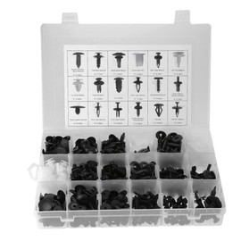415 Pcs Push Retainer Clip Kit Universal Bumper Fastener Rivet Clips Trim Panel Push Pin Retainer Set Interior Assortment 18 Sizes for GM Ford Toyota Honda Chrysler