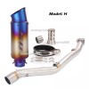 Unbranded For Suzuki DRZ400S DRZ400SM 2000~2024 Motorcycle Exhaust Pipe With