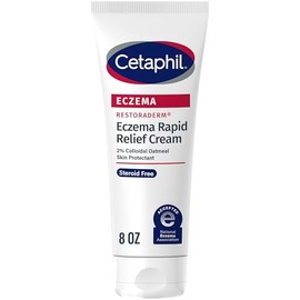 CETAPHIL ECZEMA RESTORADERM - Crema para aliviar el brote, para piel propensa al eccema, 8 onzas, reparación de barrera, hidratación de 48 horas, 2% d