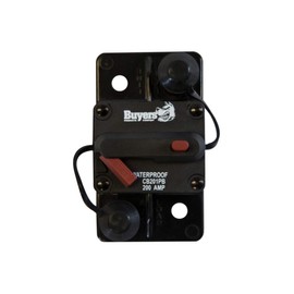 Buyers Products 200 Amp Circuit Breaker with Auto Reset with Large Frame