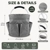 17L Garden Tool Storage Basket for Gardening - Foldable 6-Pocket