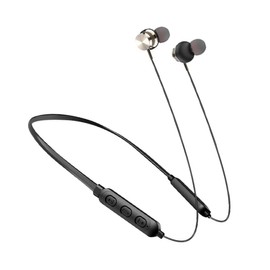 LABRIMP Neck Hanging Wireless Earpiece Sweat Resistant Stereo Headset for Active in Ear Design with Noise Cancellation Lightweight and Portable for Go Listening
