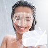 Ruizaua 100 Pcs Clear Face Shield - Eye Shield After